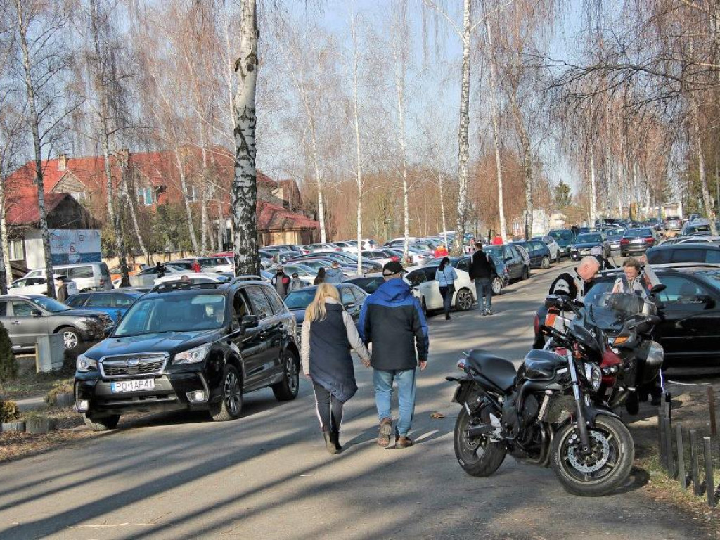 Ludzie chyba poczuli wiosnę. Sława w ten weekend pękała w szwach