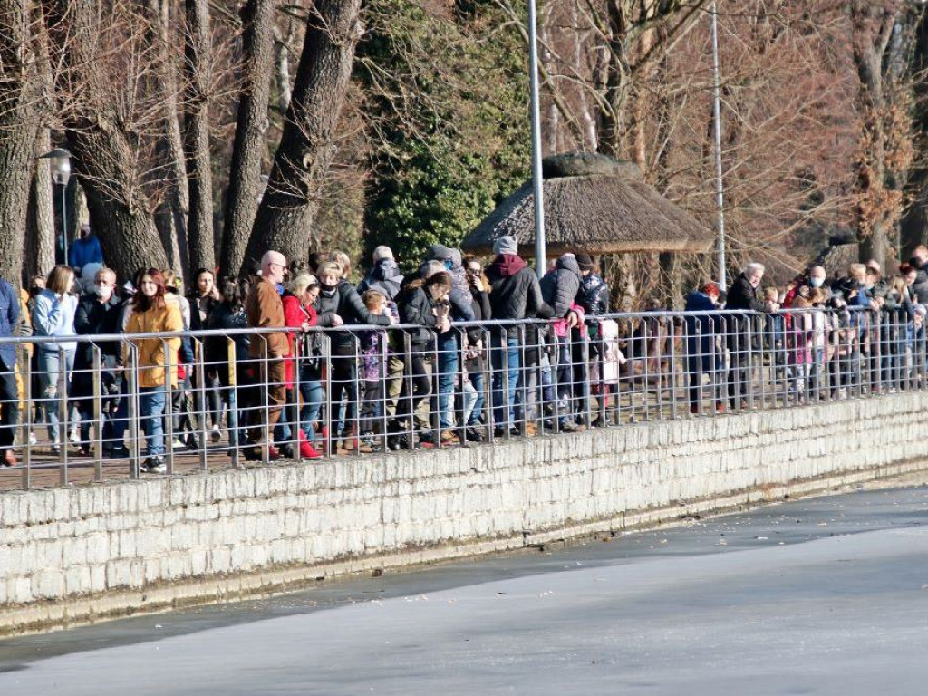 Ludzie chyba poczuli wiosnę. Sława w ten weekend pękała w szwach