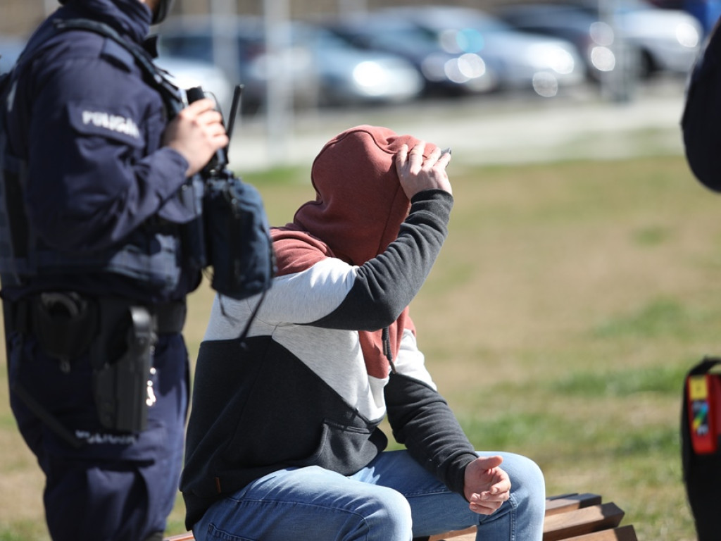 Policja użyła gazu łzawiącego. Strajkujący zostali osaczeni