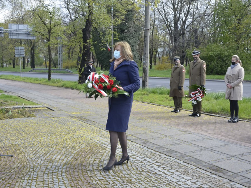 Symboliczne obchody 230. rocznicę uchwalenia Konstytucji 3 Maja w Głogowie.