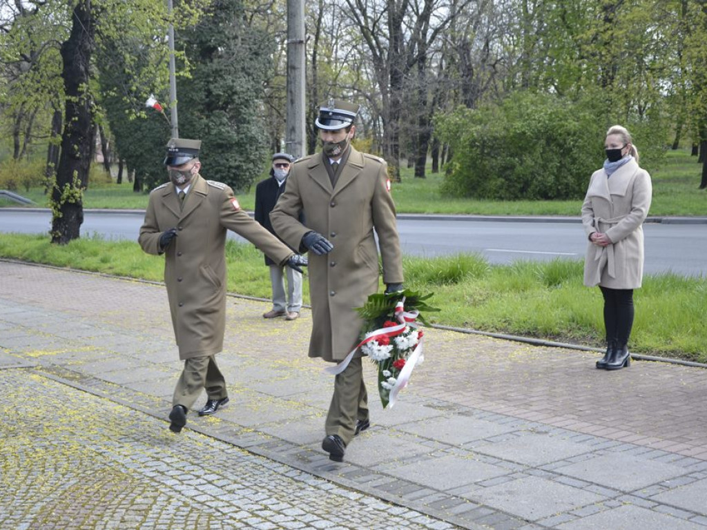 Symboliczne obchody 230. rocznicę uchwalenia Konstytucji 3 Maja w Głogowie.