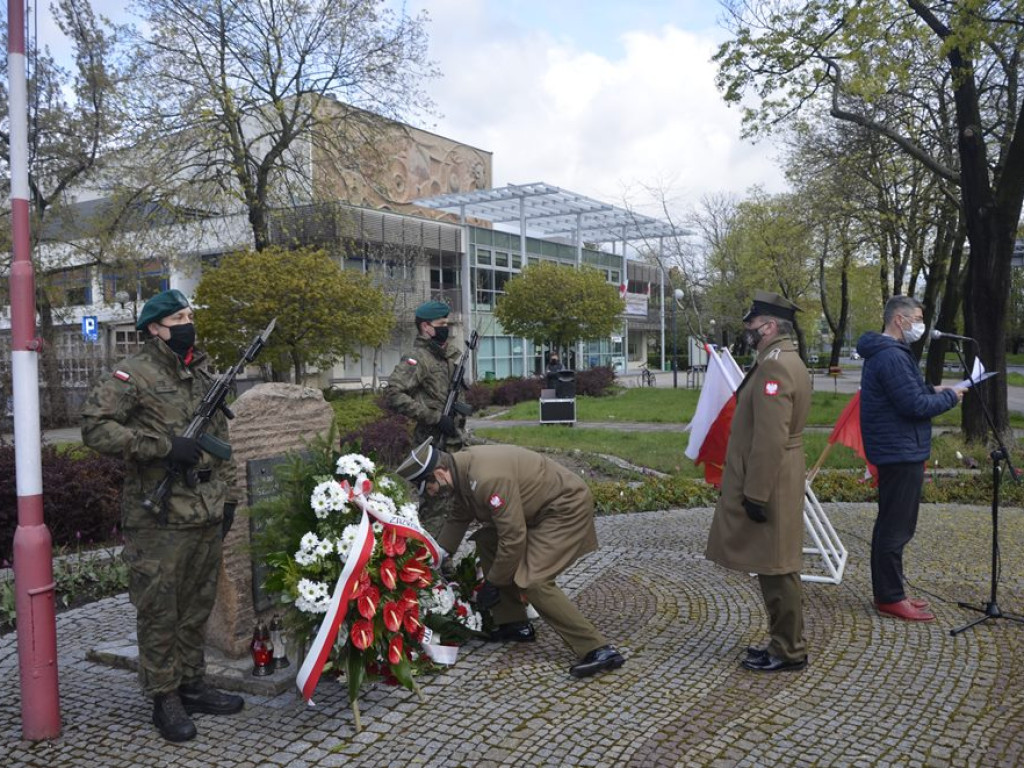 Symboliczne obchody 230. rocznicę uchwalenia Konstytucji 3 Maja w Głogowie.