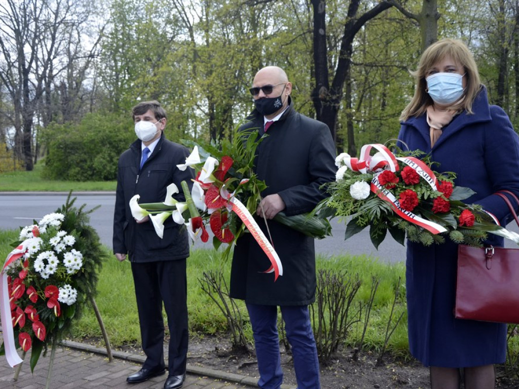Symboliczne obchody 230. rocznicę uchwalenia Konstytucji 3 Maja w Głogowie.