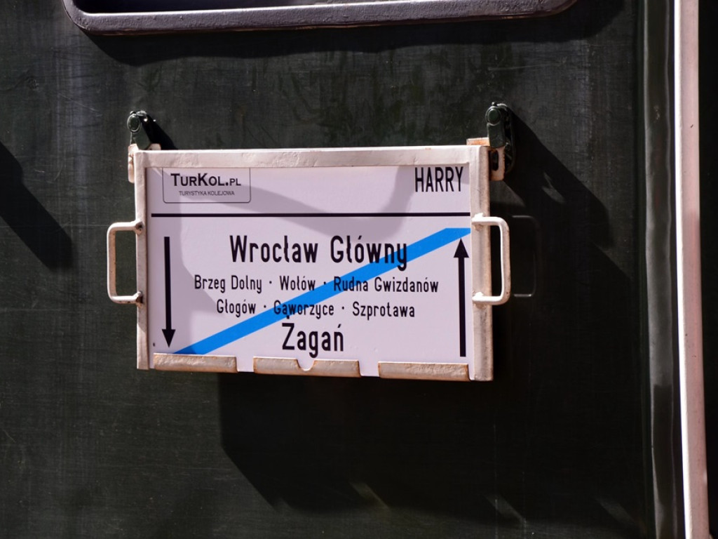Do Głogowa zajechał pociąg retro Harry