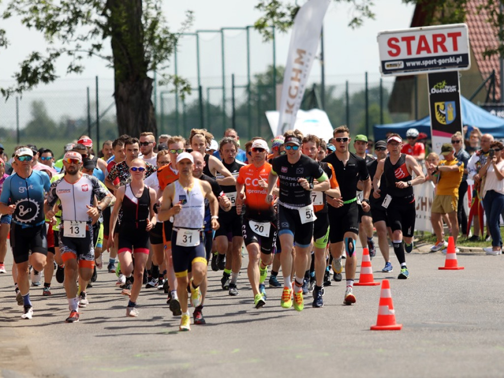 Duathlon Pęcław: biegają i jeżdżą na rowerze. Sporo chętnych an starcie