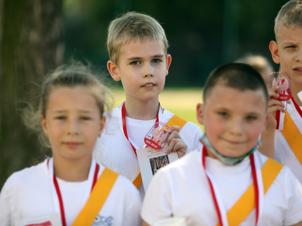 Uczniowie pobiegli, by uczcić pamięć o Orlętach Lwowskich [ZDJĘCIA]