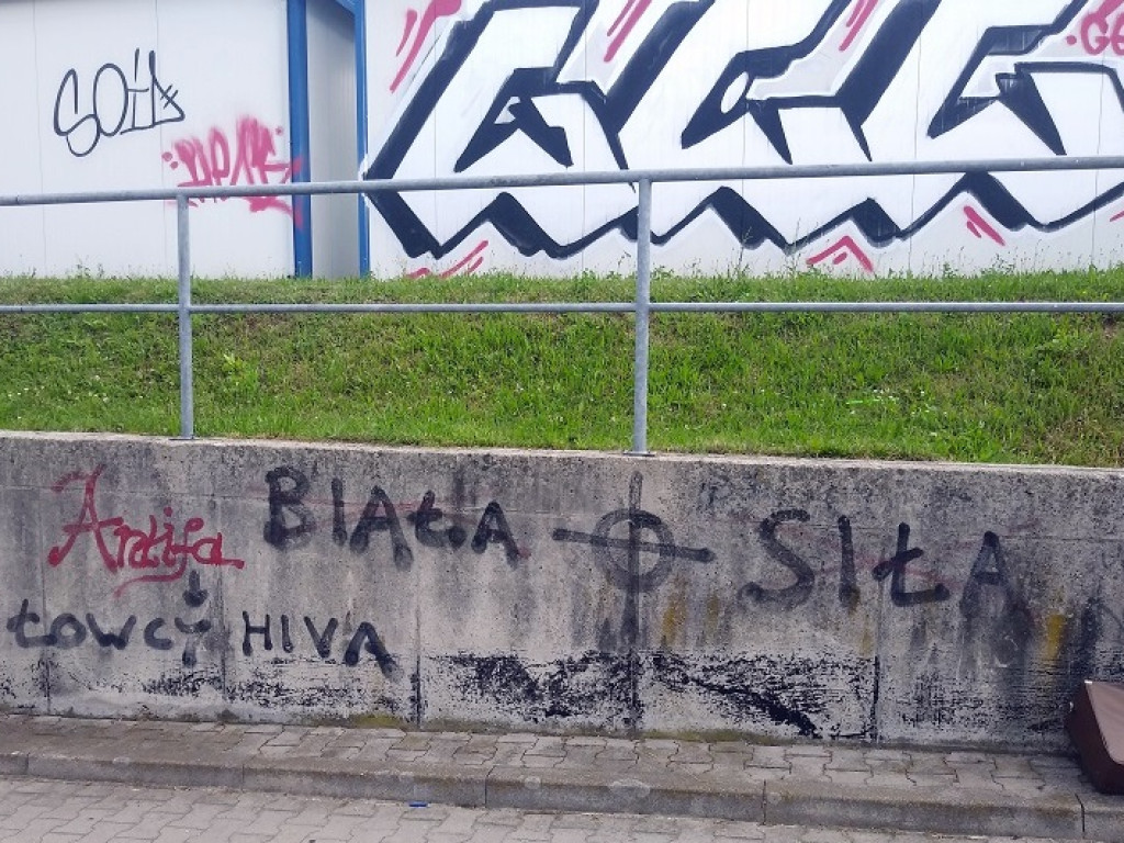 Nacjonalistyczne hasła i takie przeciw LGBT. Sprawą zajęła się policja