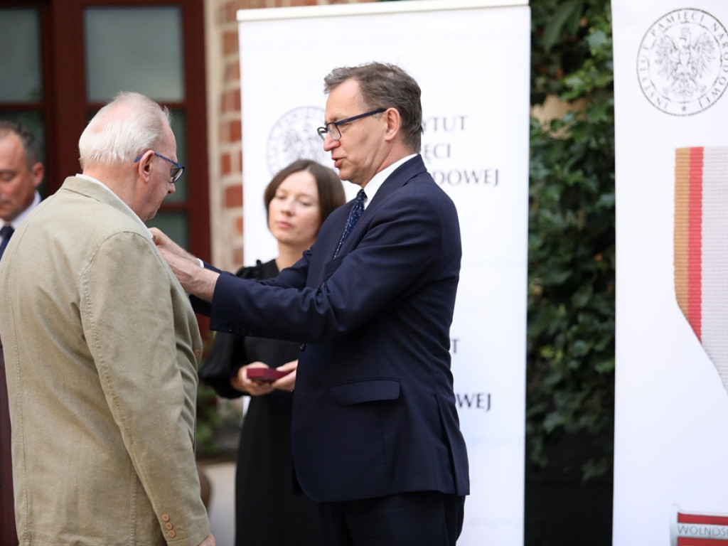 Chruszcz i Kosmalski otrzymali Krzyże Wolności i Solidarności od prezesa IPN-u