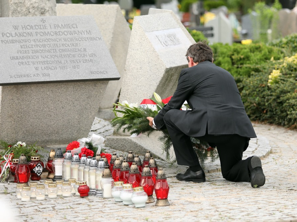 Głogowianie uczcili 78. rocznicę zbrodni wołyńskiej [ZDJĘCIA]