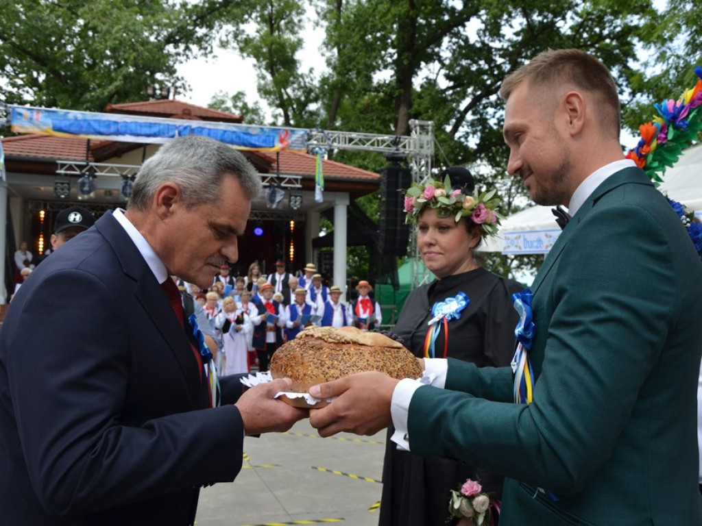 Markowska na dożynkach w Grębocicach. Świętowali nie tylko rolnicy [ZDJĘCIA]