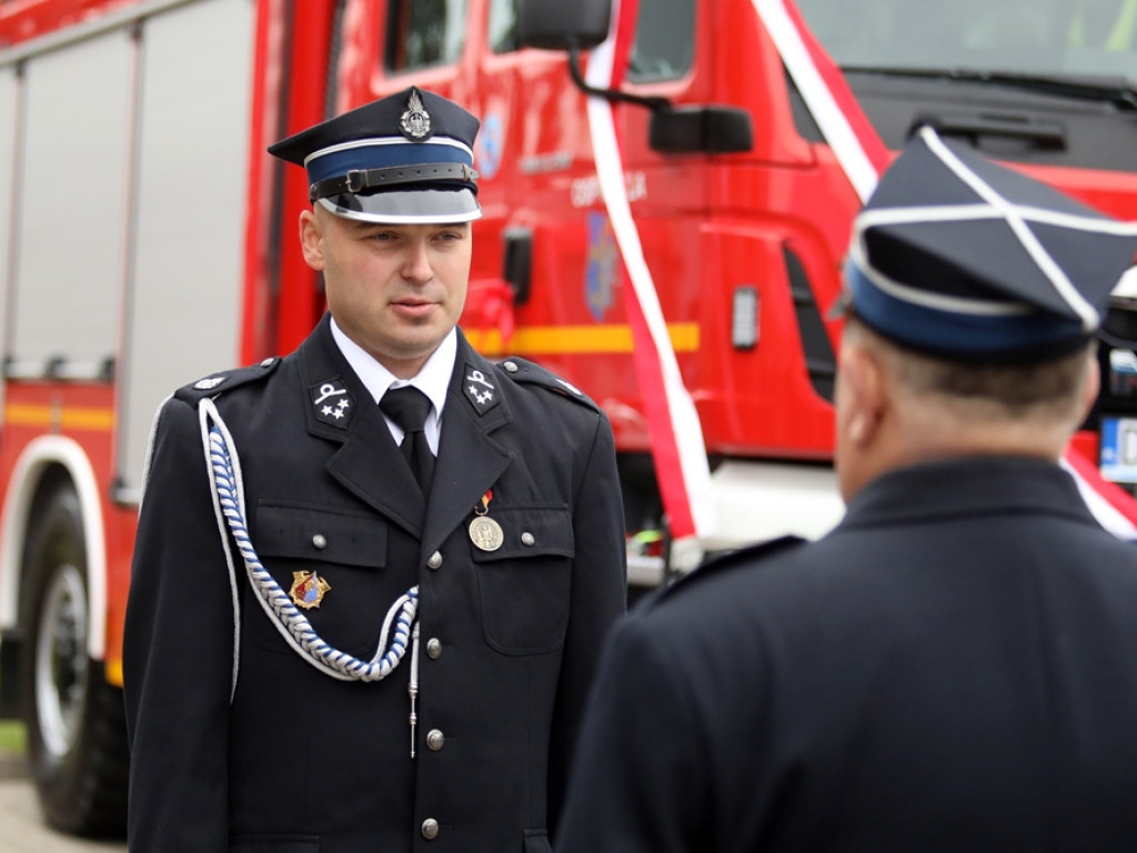 Marcinek ochrzczony! Nowe auto dla strażaków w Kotli [ZDJĘCIA]