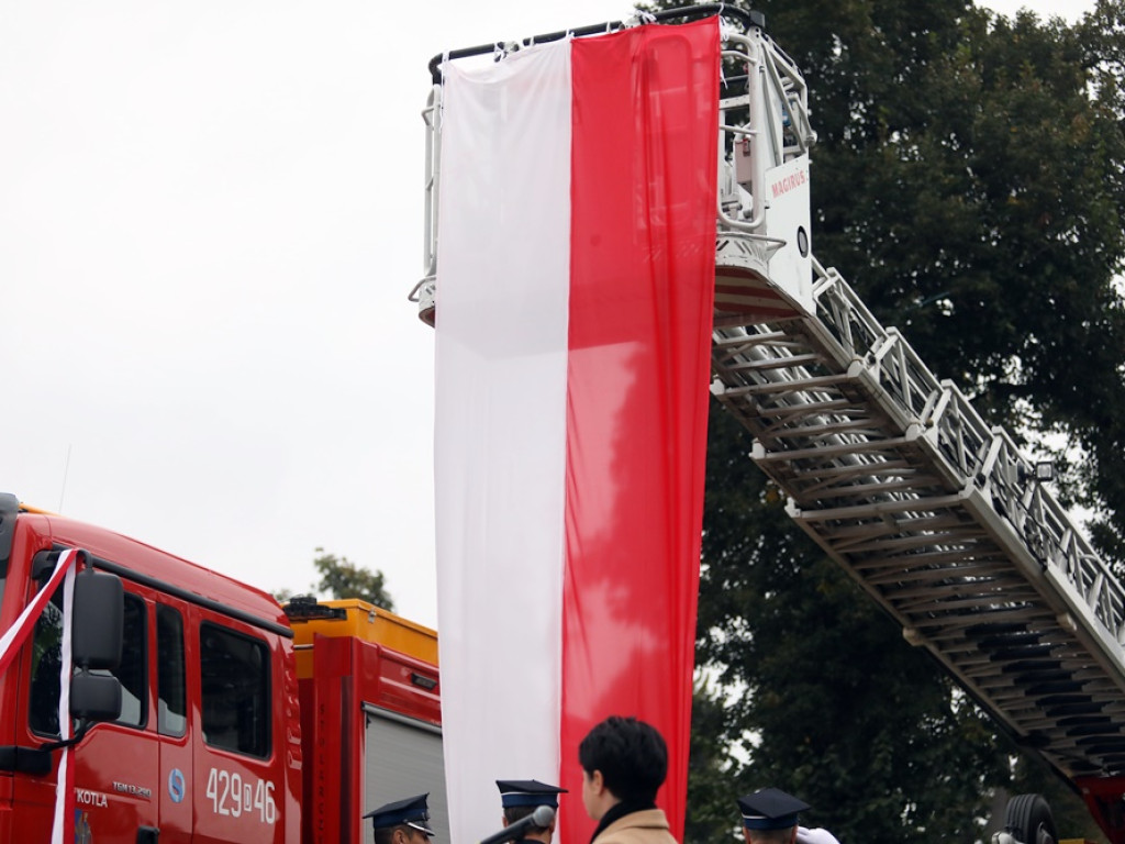 Marcinek ochrzczony! Nowe auto dla strażaków w Kotli [ZDJĘCIA]