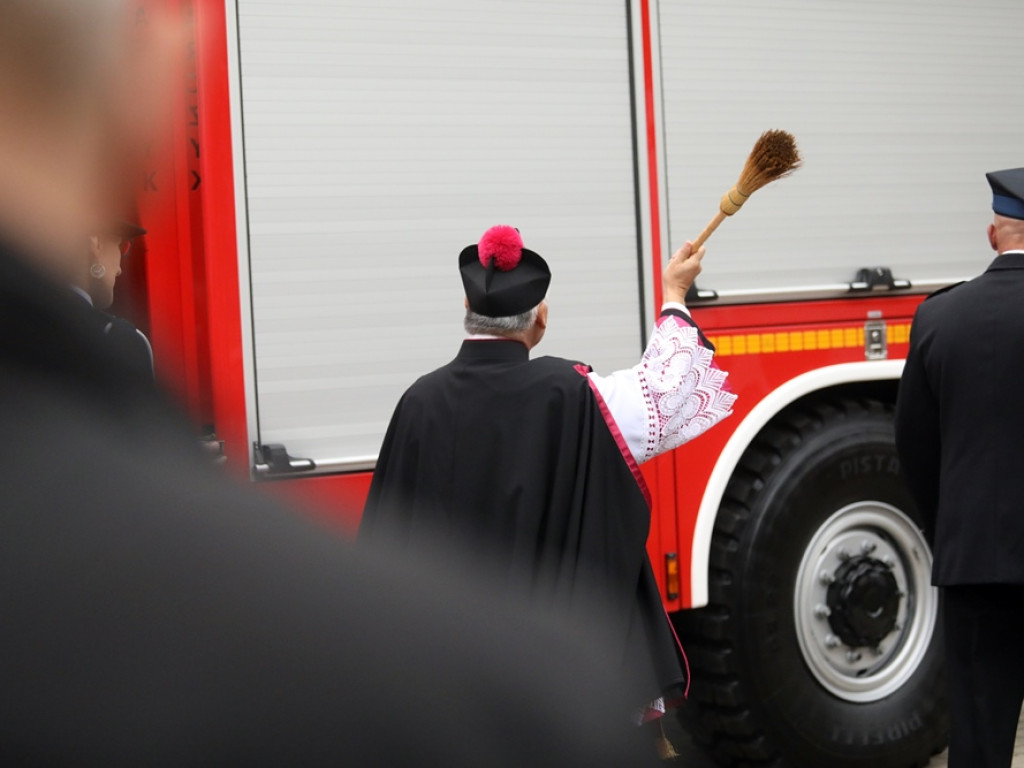 Marcinek ochrzczony! Nowe auto dla strażaków w Kotli [ZDJĘCIA]