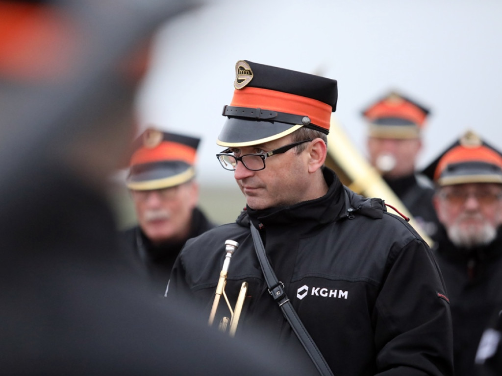 Na rondzie zagrała nawet Zakładowa Orkiestra Dęta Huty Miedzi Głogów [ZDJĘCIA]