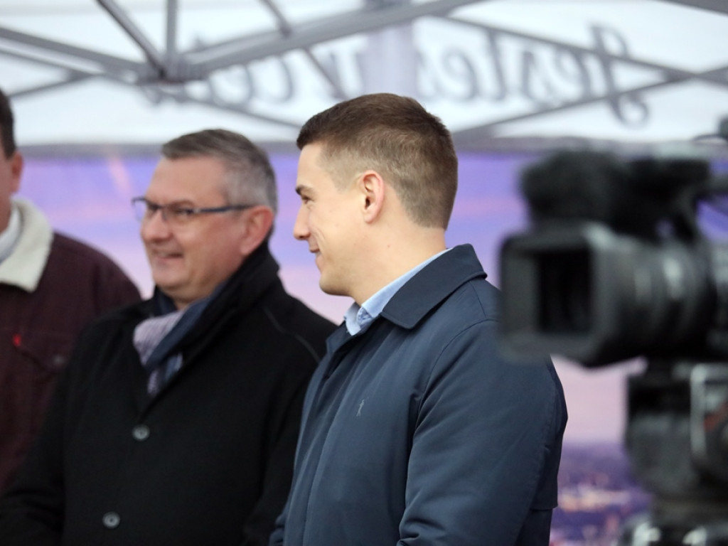 Na rondzie zagrała nawet Zakładowa Orkiestra Dęta Huty Miedzi Głogów [ZDJĘCIA]