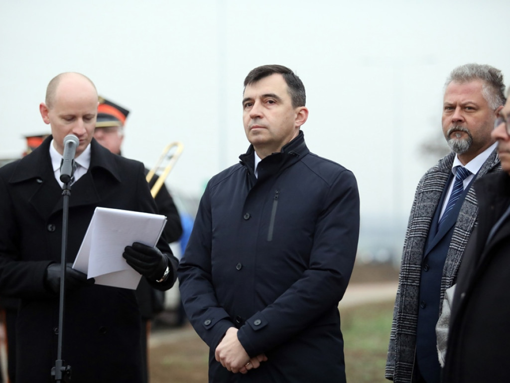 Na rondzie zagrała nawet Zakładowa Orkiestra Dęta Huty Miedzi Głogów [ZDJĘCIA]