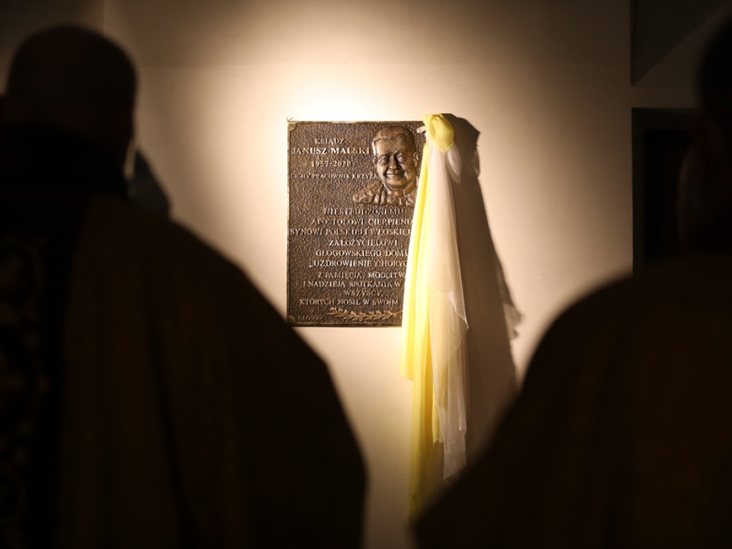 Odsłonili pamiątkową tablicę i modlili się w intencji księdza Janusza Malskiego [ZDJĘCIA]