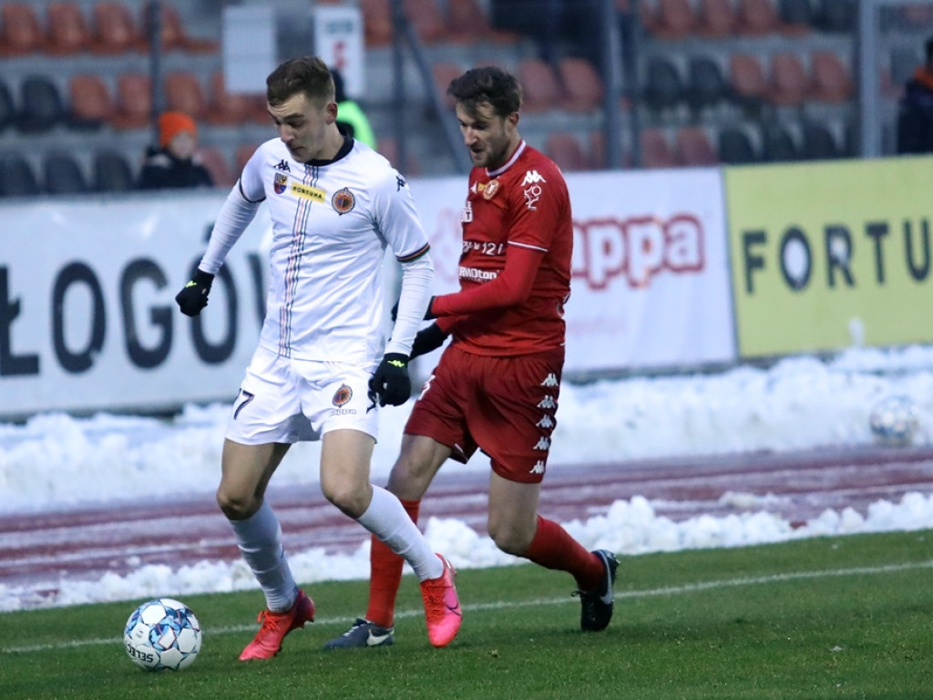 Chrobry remisuje z Widzewem! [ZDJĘCIA]