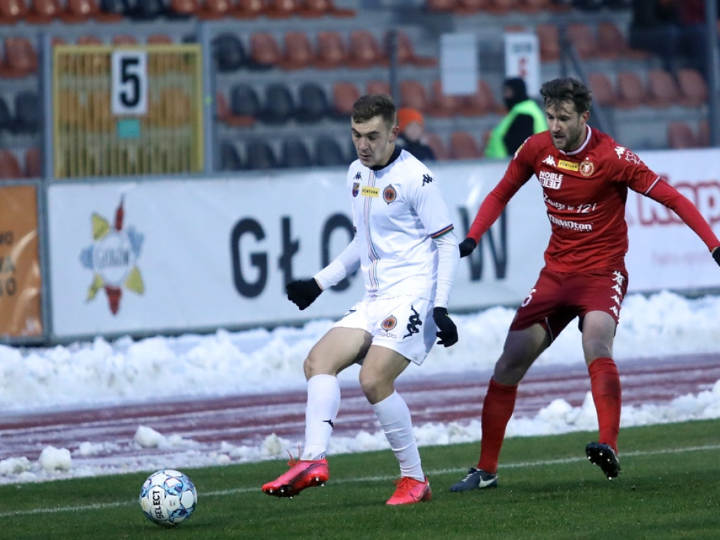 Chrobry remisuje z Widzewem! [ZDJĘCIA]