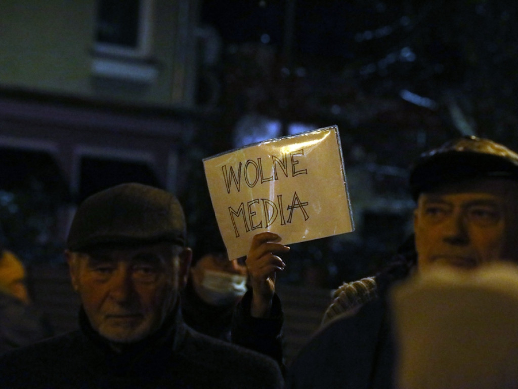 Wolne media. Protest w Głogowie. 