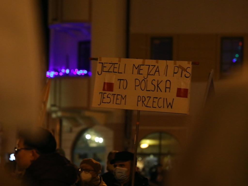 Wolne media. Protest w Głogowie. 
