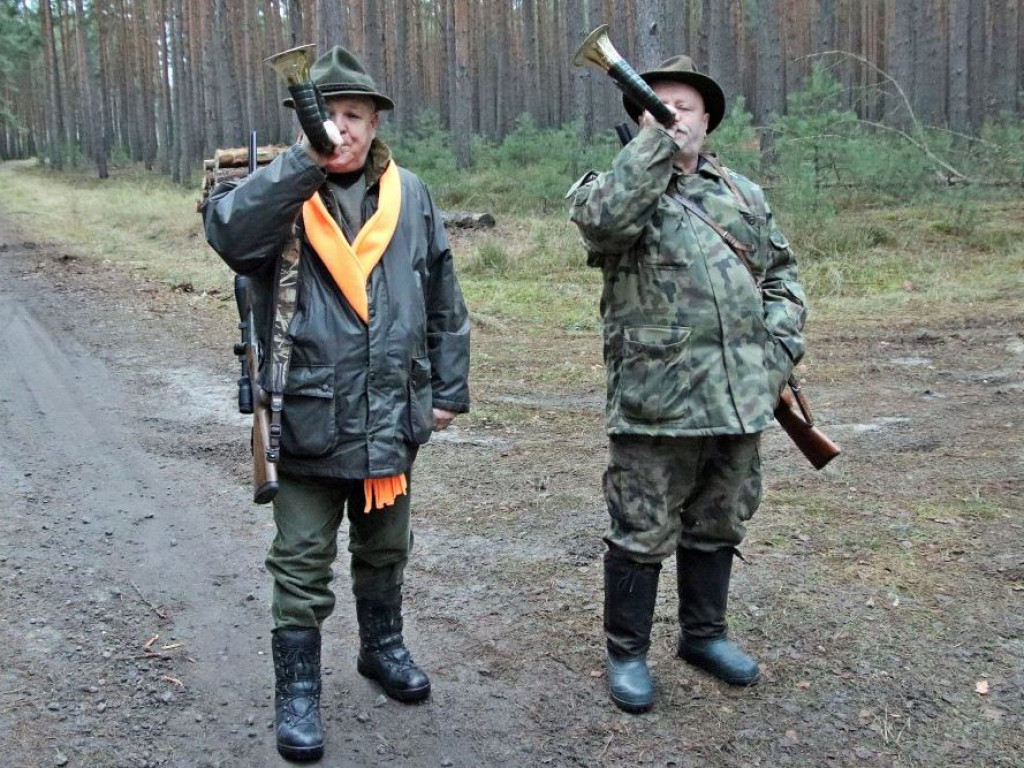 Wigilijne polowanie w Sławie. Była okazja do świątecznych życzeń [ZDJĘCIA]