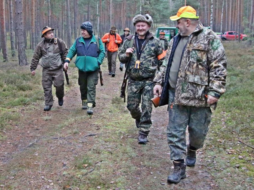 Wigilijne polowanie w Sławie. Była okazja do świątecznych życzeń [ZDJĘCIA]