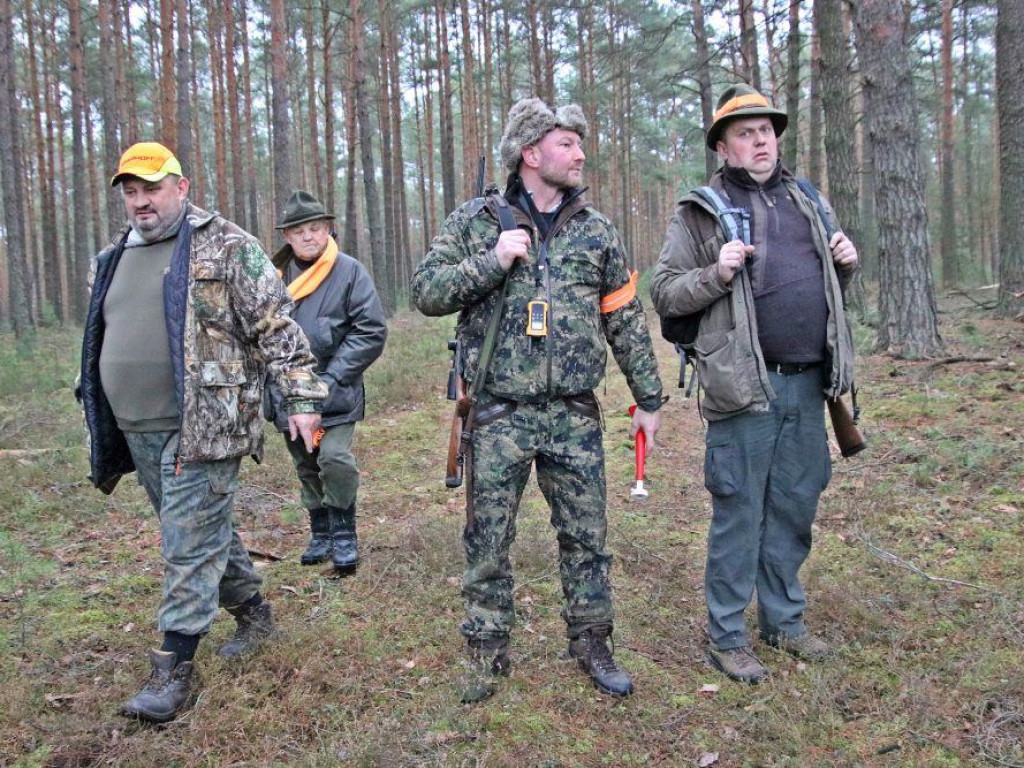 Wigilijne polowanie w Sławie. Była okazja do świątecznych życzeń [ZDJĘCIA]