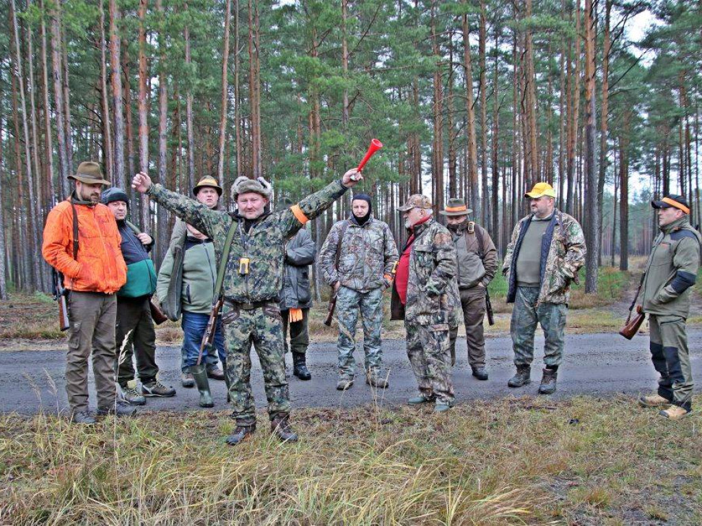 Wigilijne polowanie w Sławie. Była okazja do świątecznych życzeń [ZDJĘCIA]