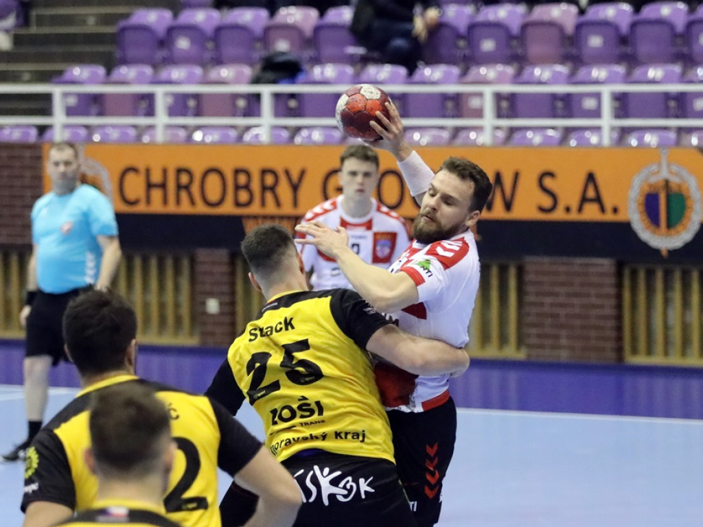 Wygrany sparing Chrobrego. Dużo rzucili, dużo stracili [ZDJĘCIA]