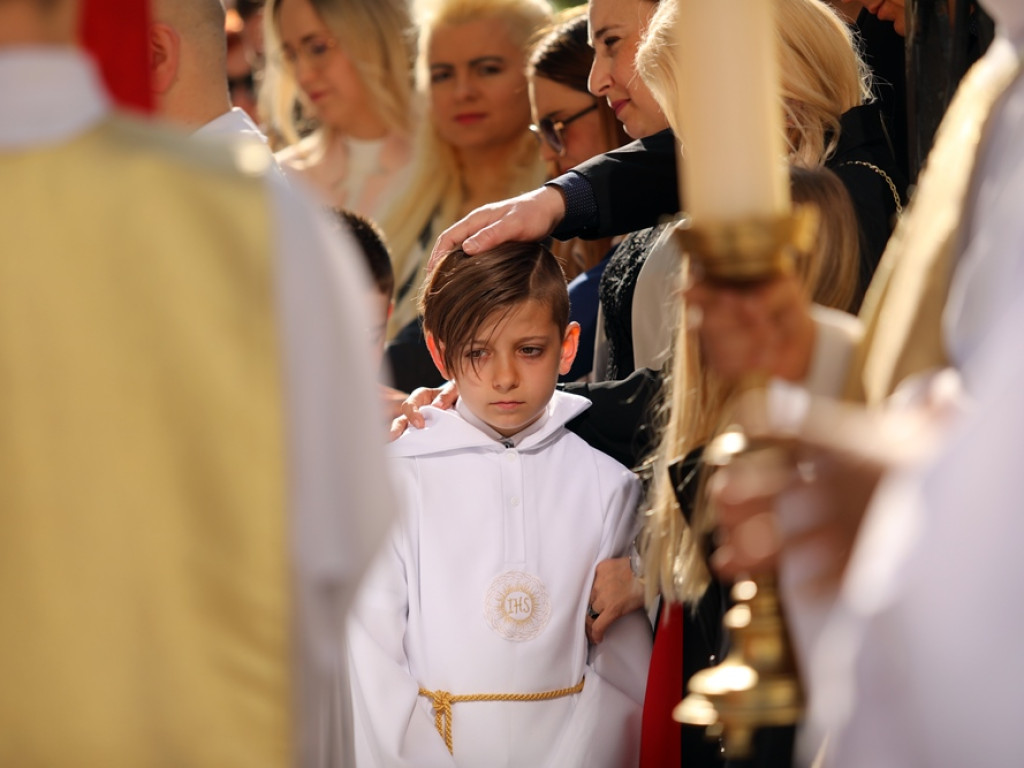 Pierwsza Komunia Święta w parafii Bożego Ciała w Głogowie [ZDJĘCIA]
