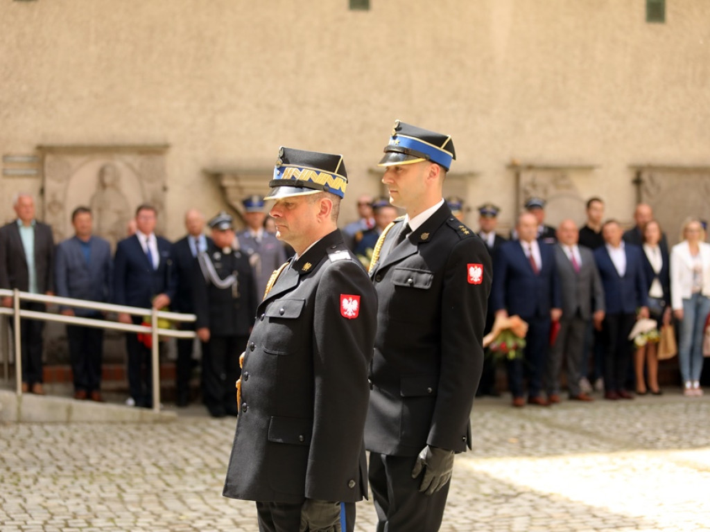 Świętują! Awanse i odznaczenia dla naszych strażaków [ZDJĘCIA]
