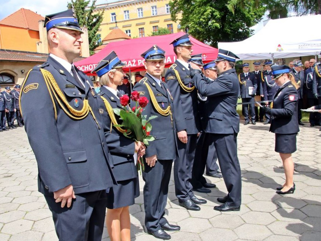 I tutaj strażacy świętowali. Po mszy świętej uroczystość oraz wyróżnienia [ZDJĘCIA]