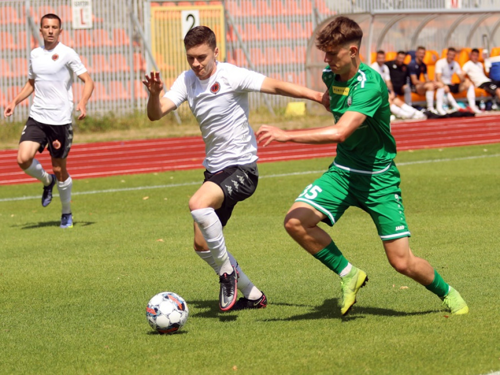 Chrobry przegrał sparing z Górnikiem Polkowice. Honorowy gol Michalca [ZDJĘCIA]