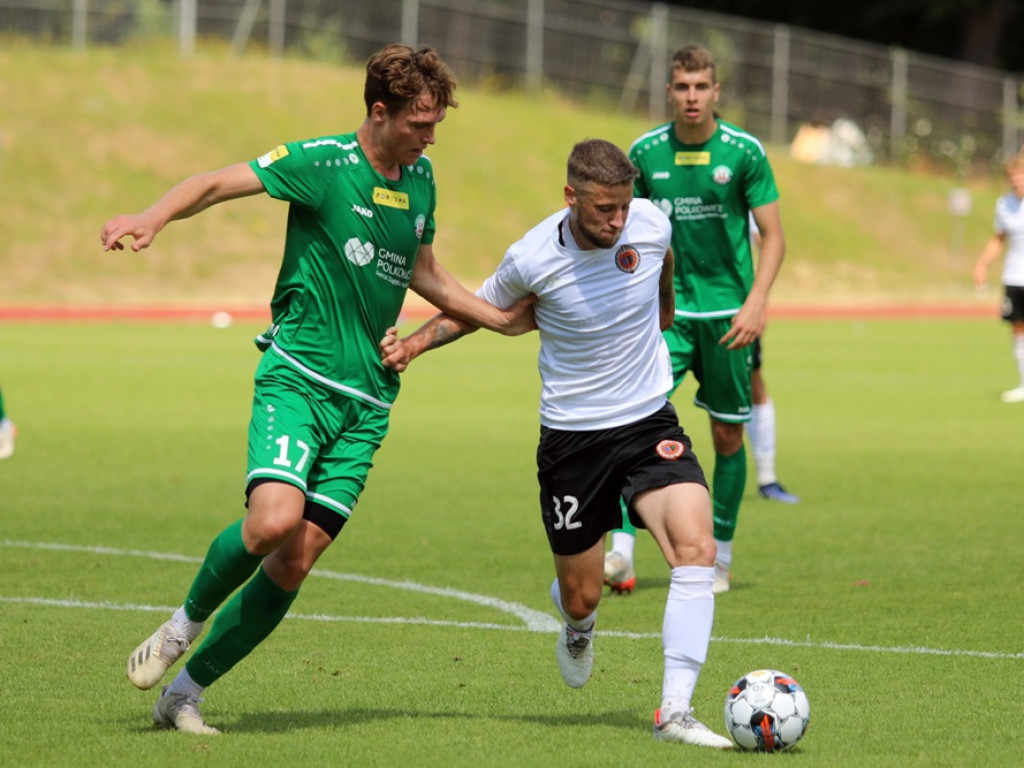 Chrobry przegrał sparing z Górnikiem Polkowice. Honorowy gol Michalca [ZDJĘCIA]