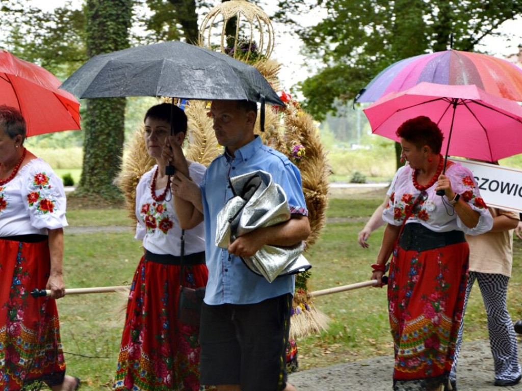 Nawet deszcz nie popsuje dożynek. Radwanice świętują [Zdjęcia]