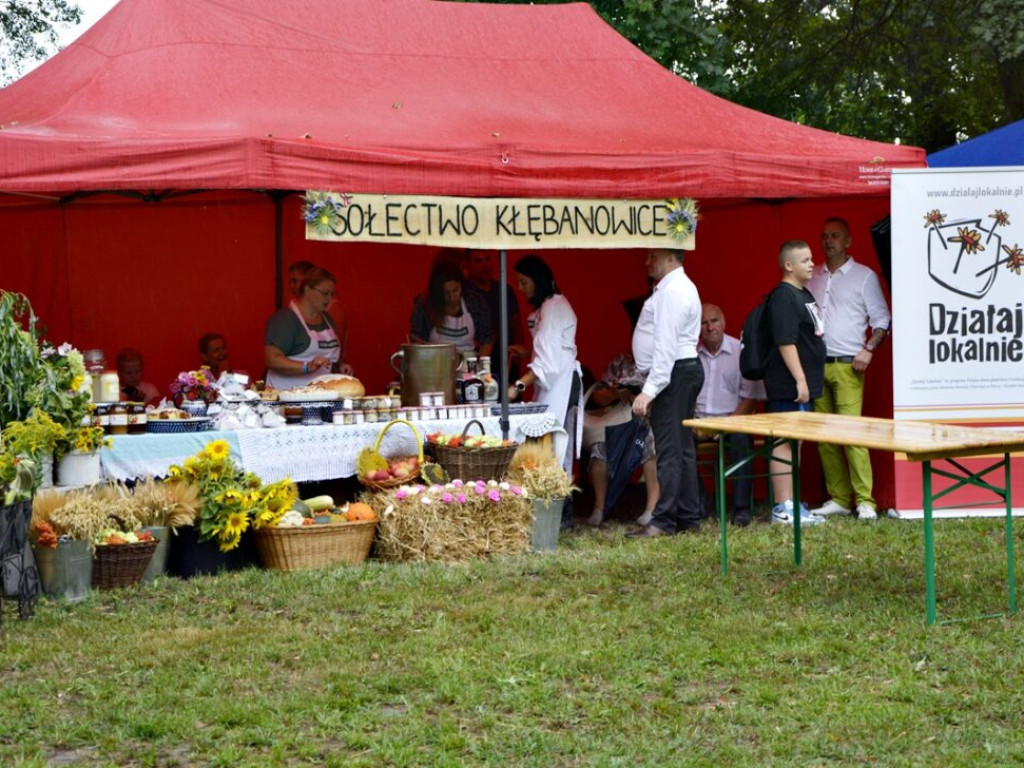 Nawet deszcz nie popsuje dożynek. Radwanice świętują [Zdjęcia]
