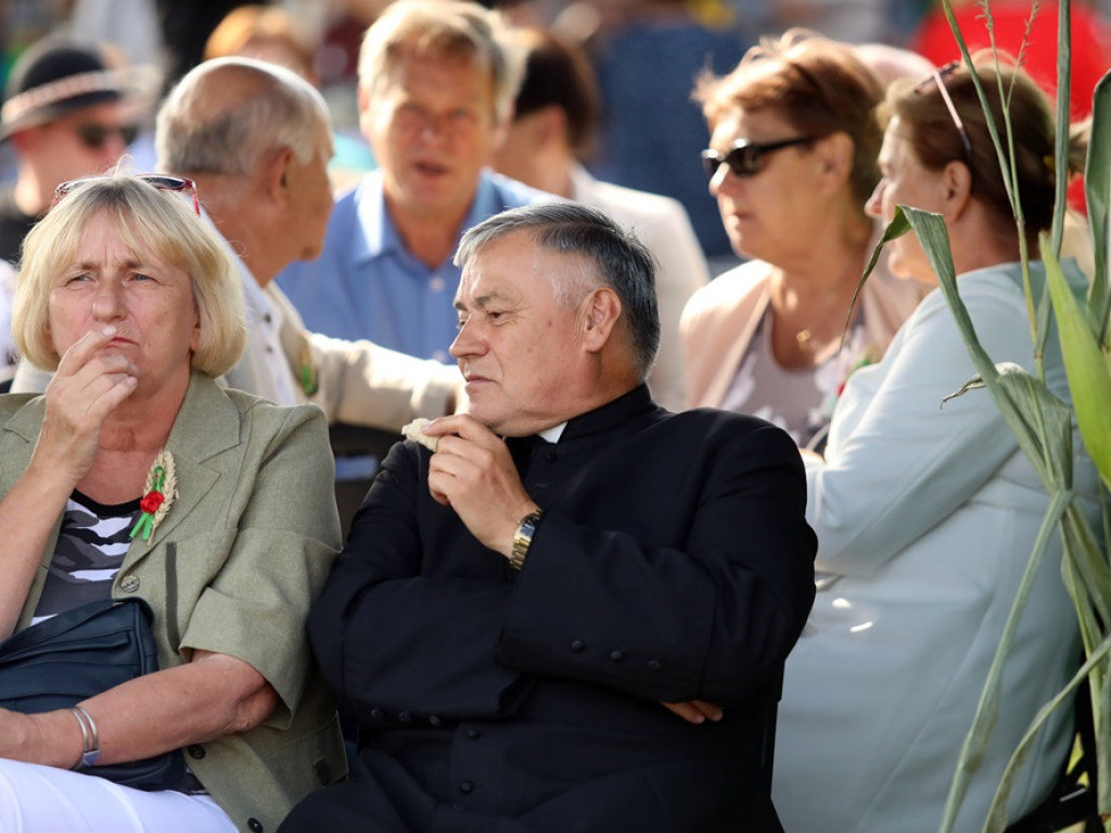 Dziękowali za plony rolnikom. Tak wyglądały dożynki w Zabielu [ZDJĘCIA]