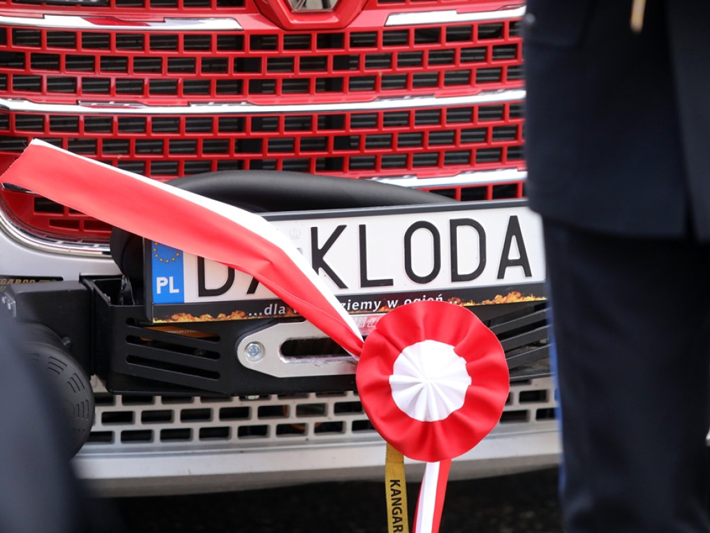 Nowe wozy poświęcone. 