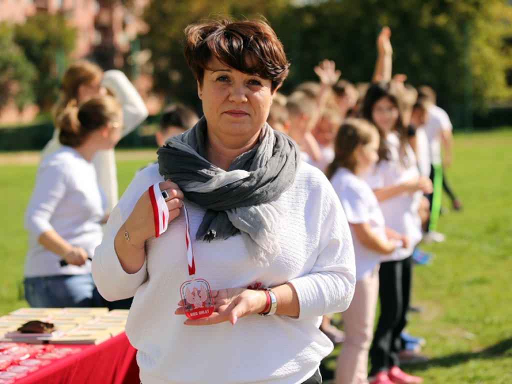 Bieg Orląt w Głogowie. Uczniowie na sportowo i patriotycznie [ZDJĘCIA]