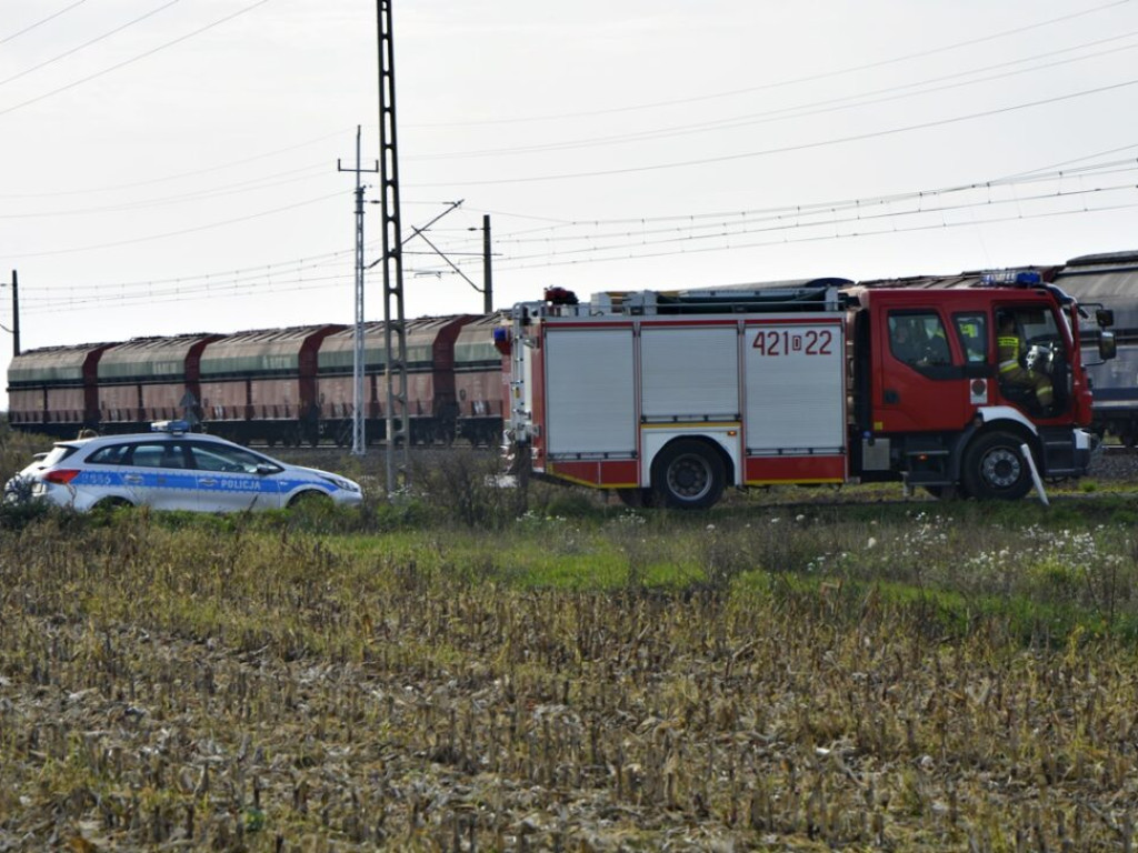 Wypadek na torach. Nie żyje kobieta [Zdjęcia]