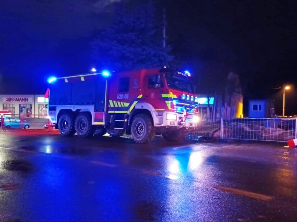 Pożar kamienicy w Przemkowie [Zdjęcia]