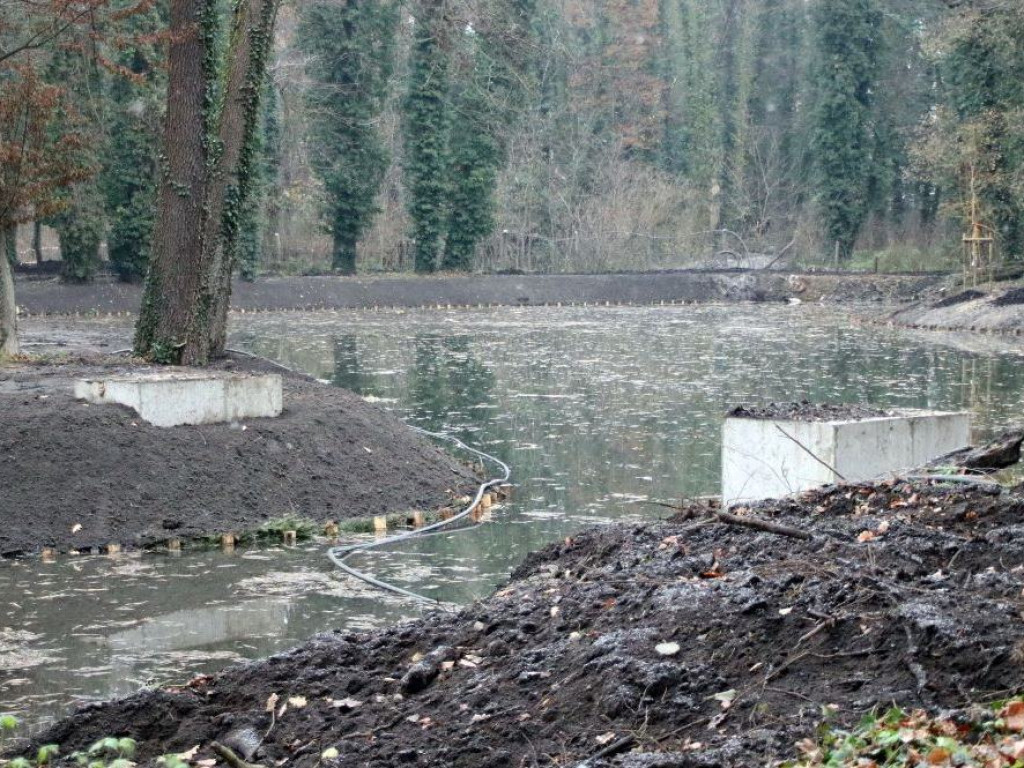Park w Sławie będzie nie do poznania. Nowy mostek, ławki, posadzono już 100 drzew [Zdjęcia]
