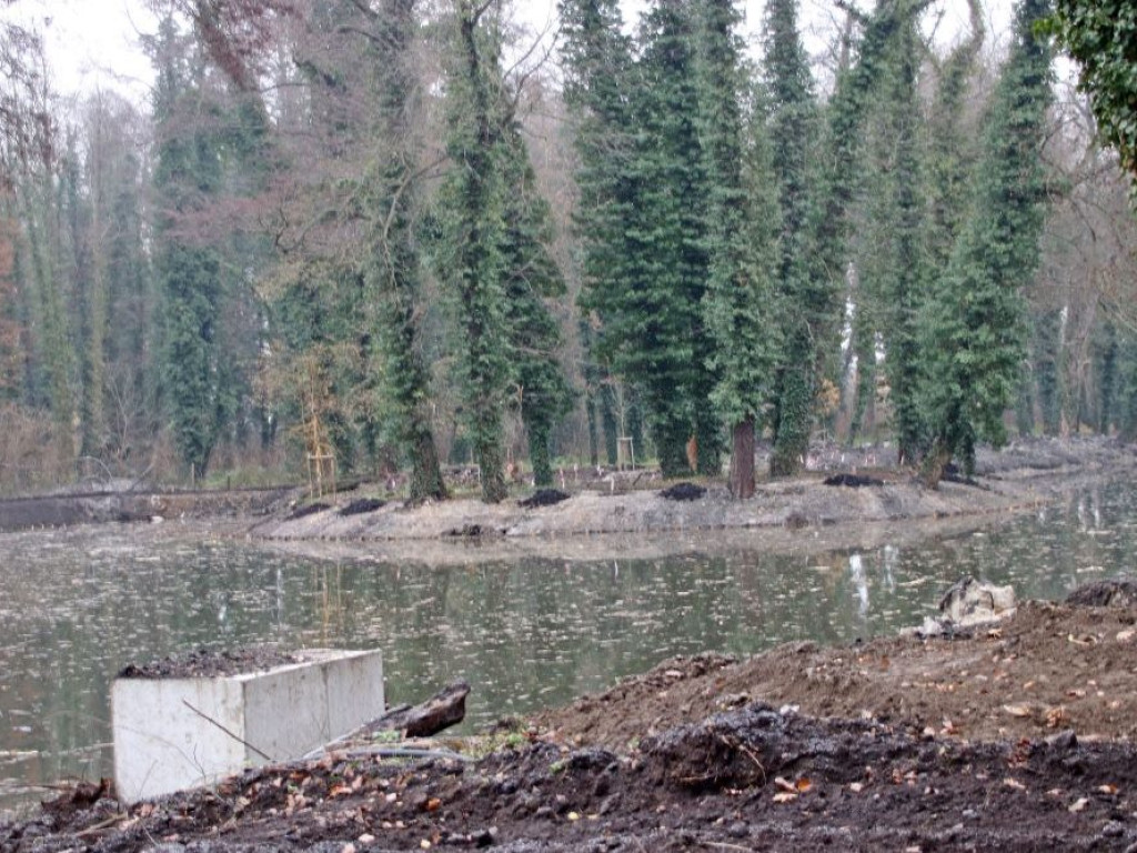 Park w Sławie będzie nie do poznania. Nowy mostek, ławki, posadzono już 100 drzew [Zdjęcia]