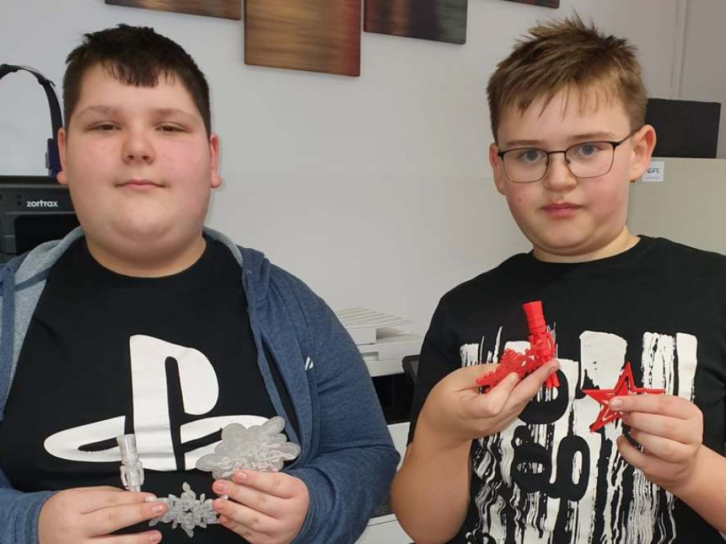 Drukowali własne pomysły! Kotla udostępnia technologię szkołom
