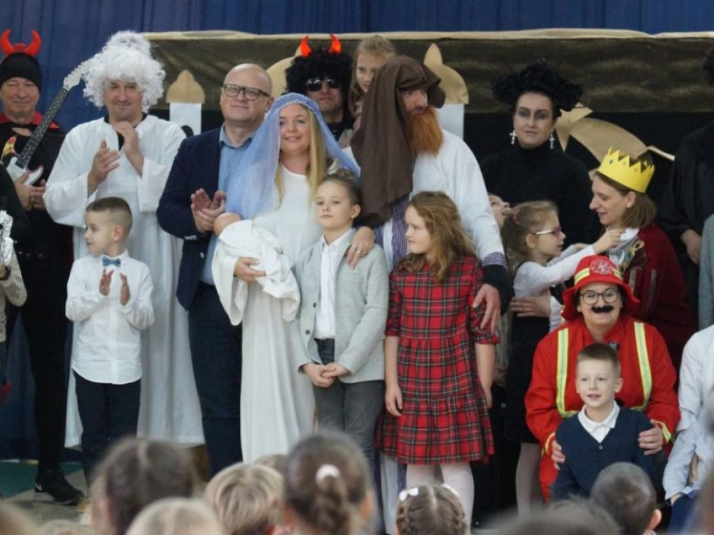 W tych jasełkach wystąpili rodzice. 