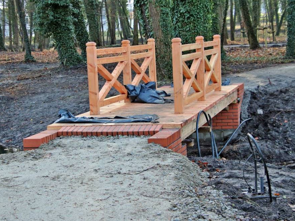 Park w Sławie pięknieje. Będzie służył turystom i mieszkańcom