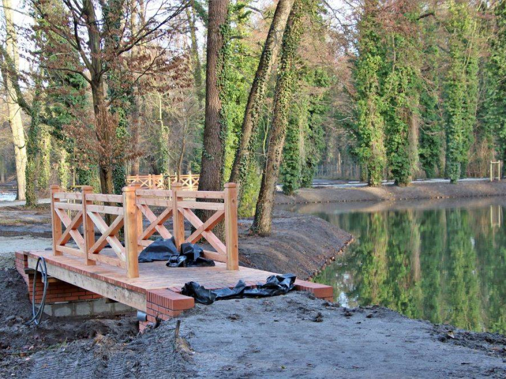 Park w Sławie pięknieje. Będzie służył turystom i mieszkańcom