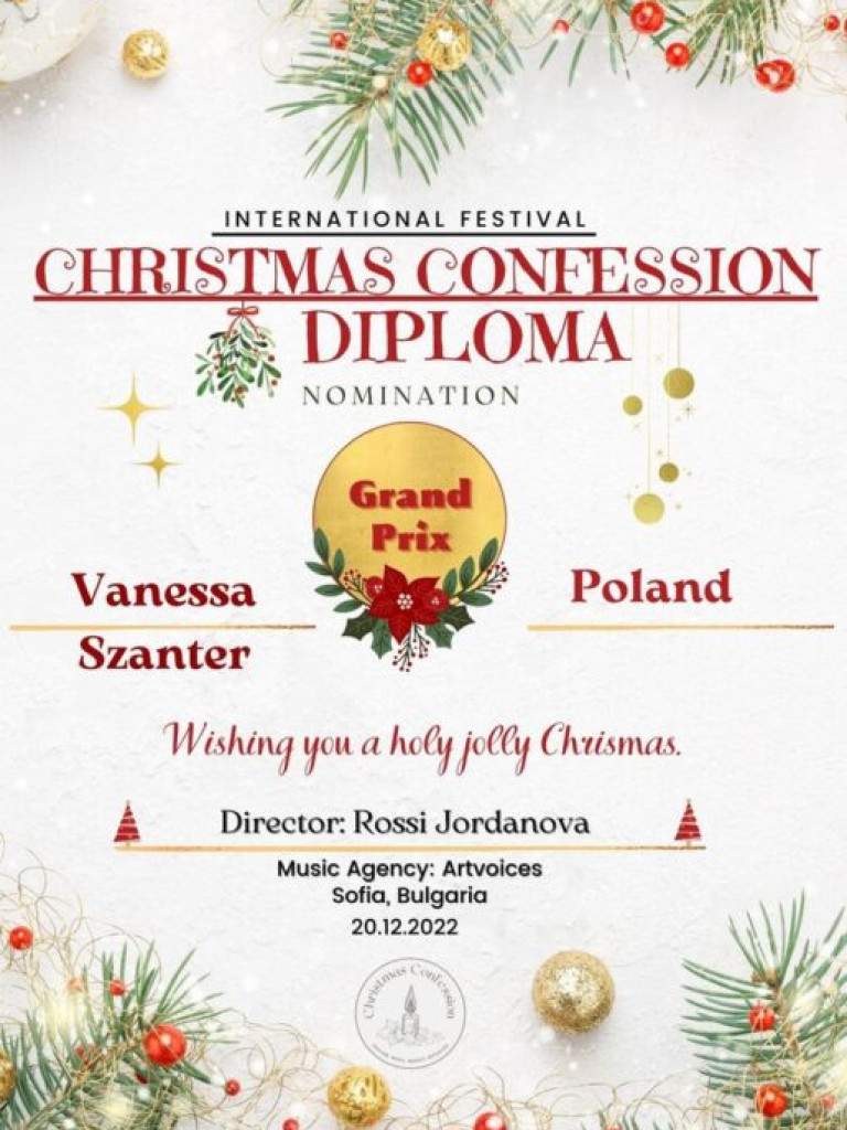 Vanessa Szanter kolęduje i podbija serca jury. Niesamowite osiągnięcia artystki w konkursach świątecznych