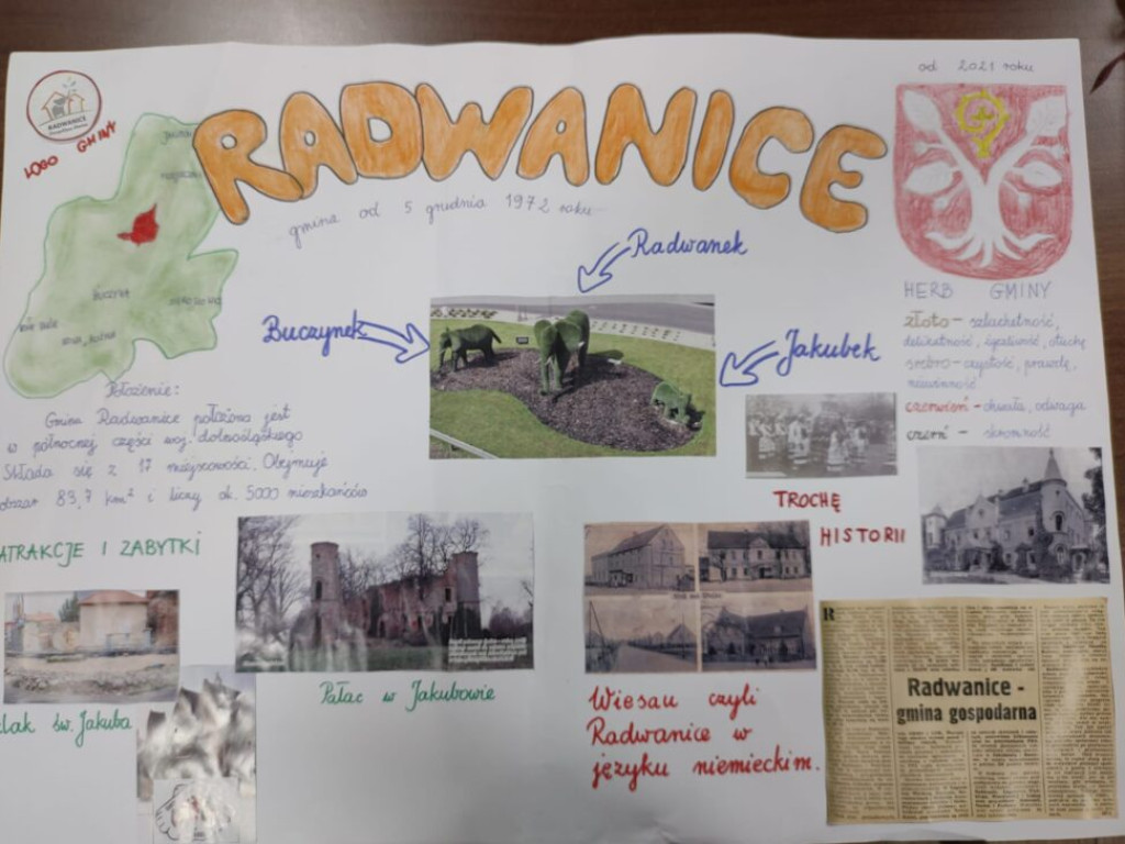 Mają pomysły na kręgielnię i park linowy. Wójt Radwanic przyjął najmłodszych mieszkańców.